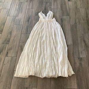 Angl lace top maxi dress